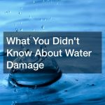 What You Didnt Know About Water Damage