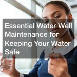 Essential Water Well Maintenance for Keeping Your Water Safe